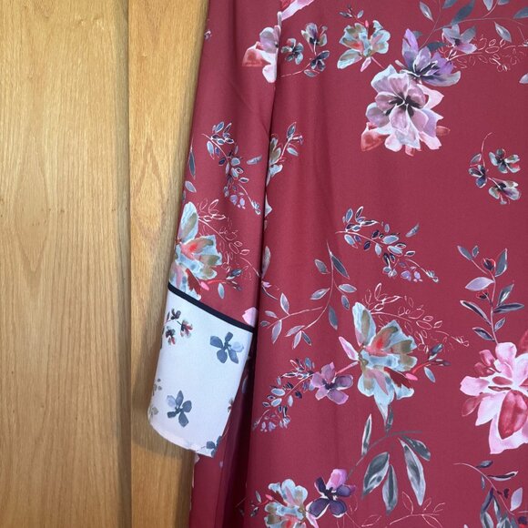 NWOT J JILL RUST MIDI DRESS SIZE LARGE - Picture 5 of 8